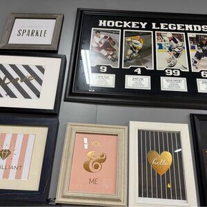 Hockey Legends Framed Wall Art